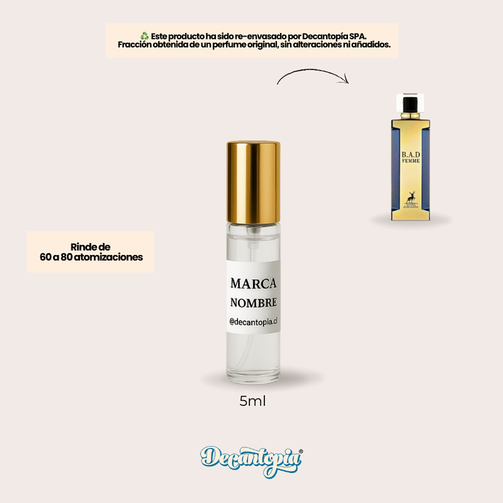 DECANT MAISON ALHAMBRA - BAD FEMME  3