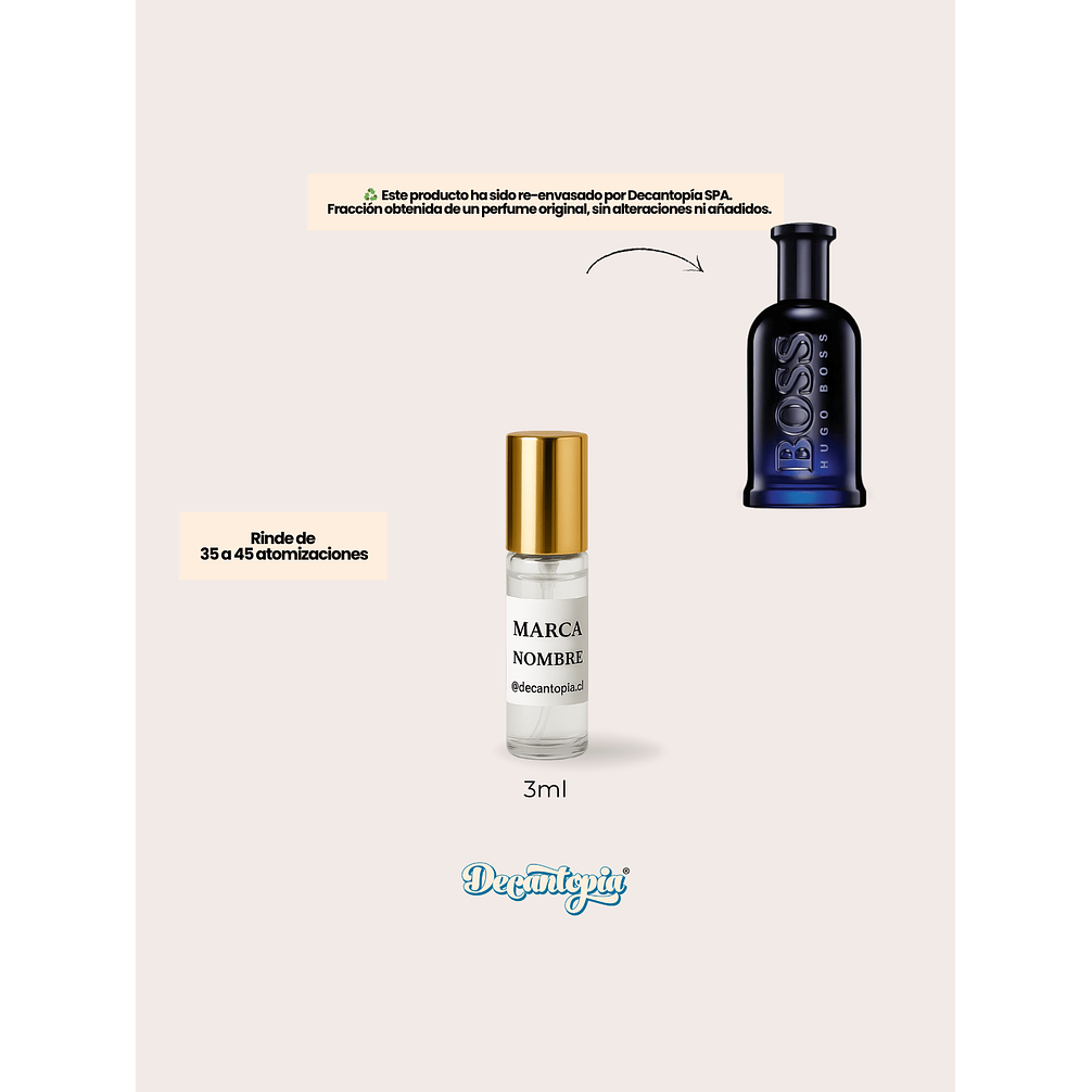 DECANT HUGO BOSS - BOTTLED NIGHT 3