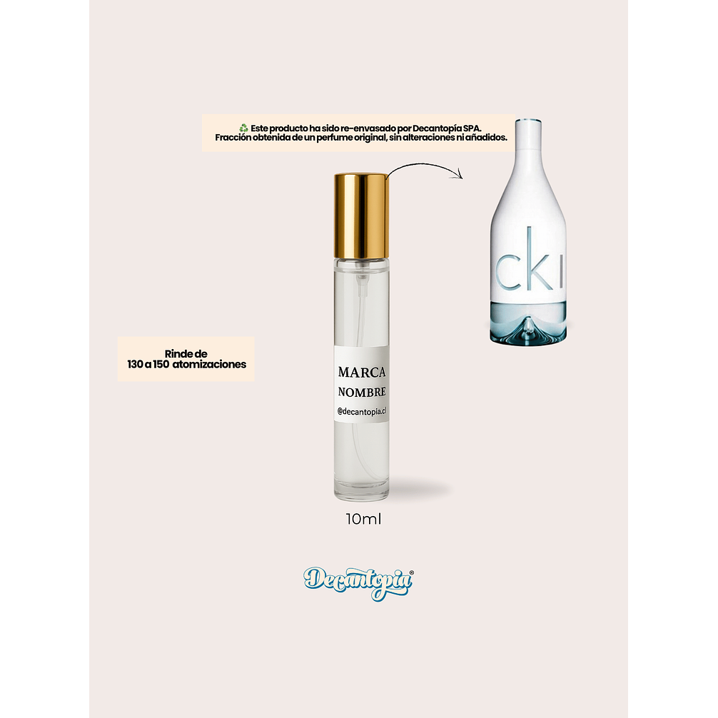 DECANT CALVIN KLEIN - CK IN2U FOR HIM 2