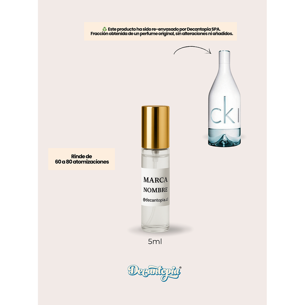 DECANT CALVIN KLEIN - CK IN2U FOR HIM 3