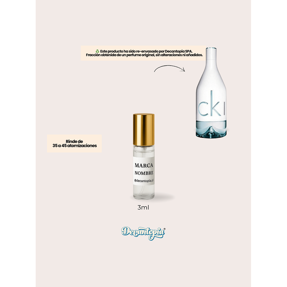 DECANT CALVIN KLEIN - CK IN2U FOR HIM 4