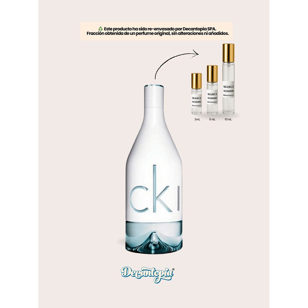 DECANT CALVIN KLEIN - CK IN2U FOR HIM 1