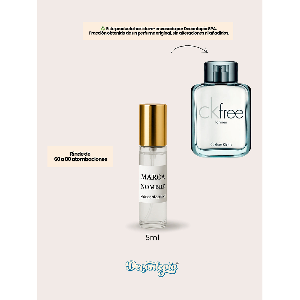 DECANT CALVIN KLEIN - CK FREE FOR MEN 2