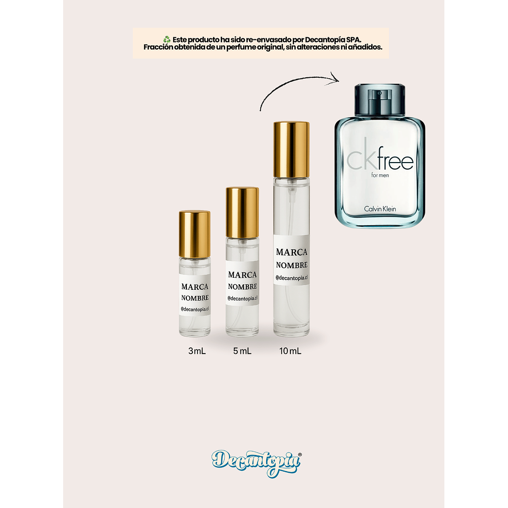 DECANT CALVIN KLEIN - CK FREE FOR MEN 3