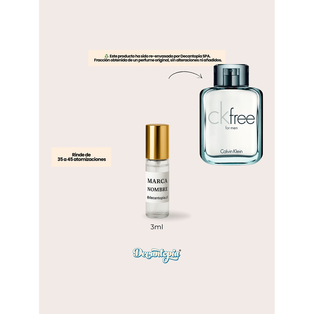 DECANT CALVIN KLEIN - CK FREE FOR MEN 5