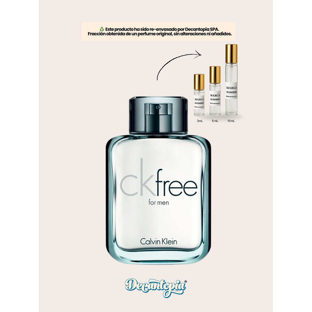 DECANT CALVIN KLEIN - CK FREE FOR MEN 1