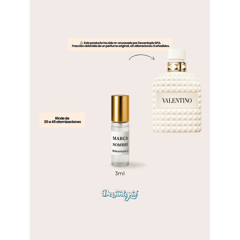 DECANT VALENTINO - UOMO BORN IN ROMA IVORY 2