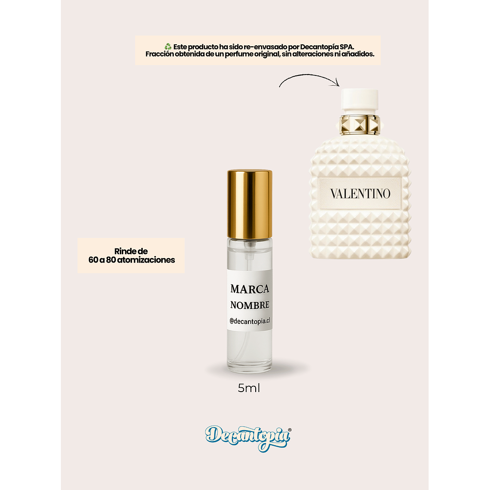 DECANT VALENTINO - UOMO BORN IN ROMA IVORY 4