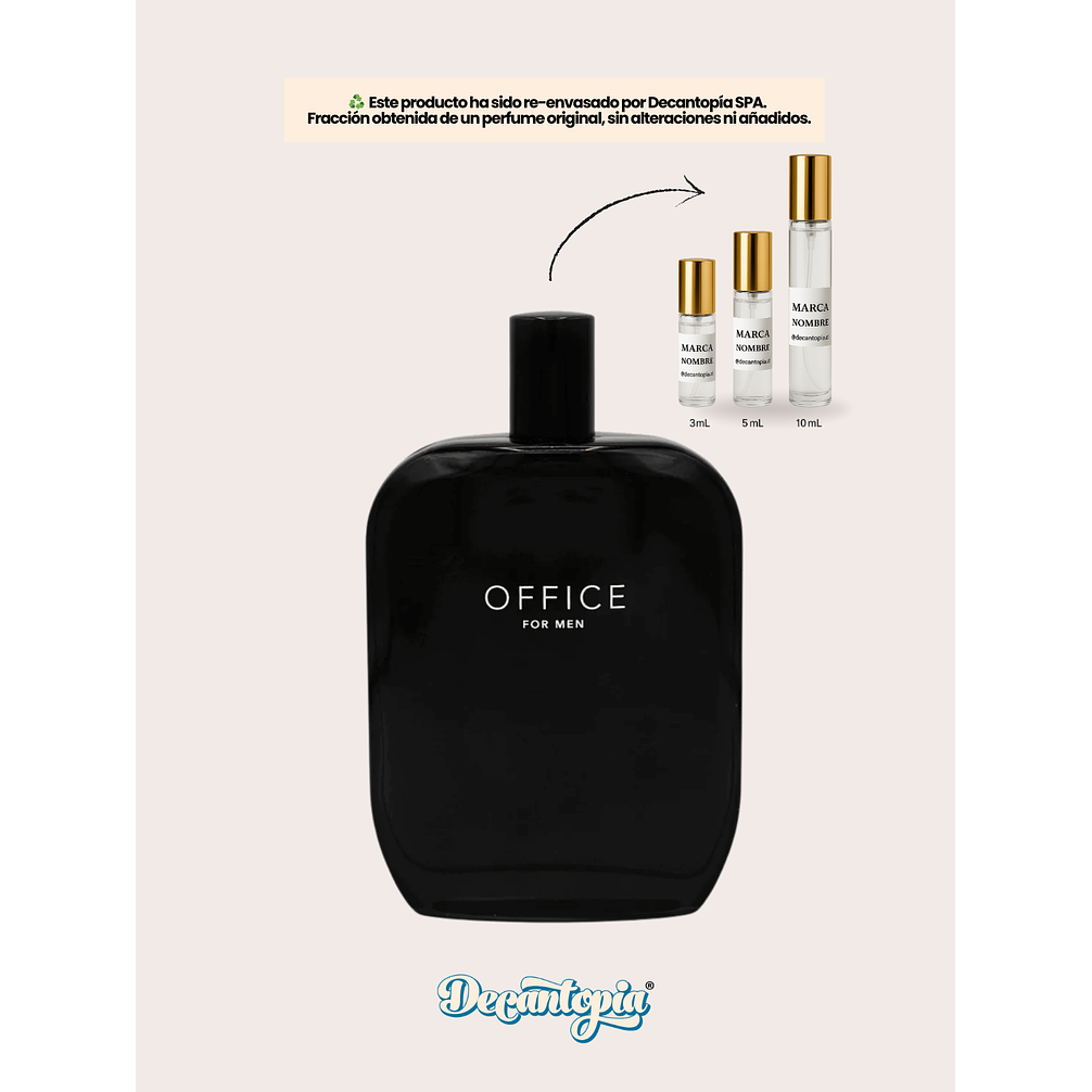 DECANT FRAGRANCE ONE - OFFICE FOR MEN	 1