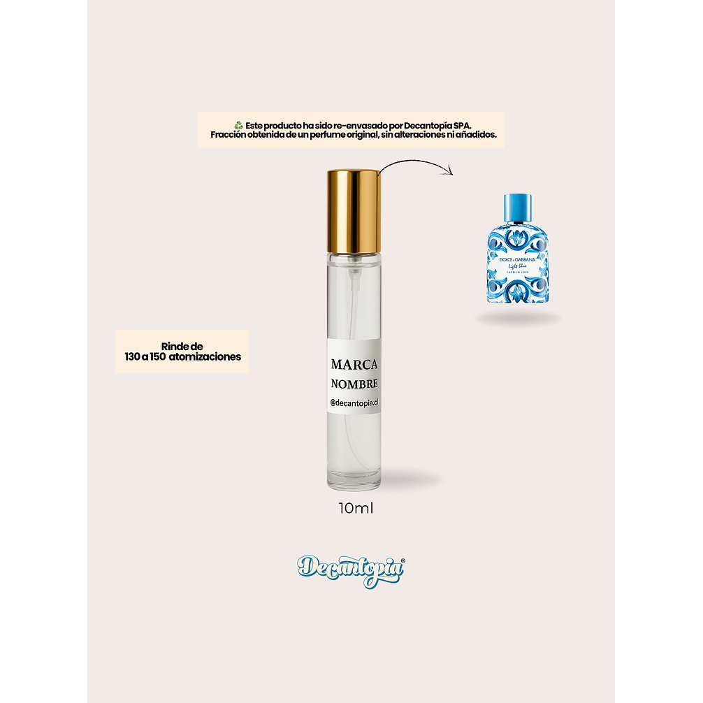 DECANT DOLCE & GABBANA - LIGHT BLUE CAPRI IN LOVE POUR HOMME 3