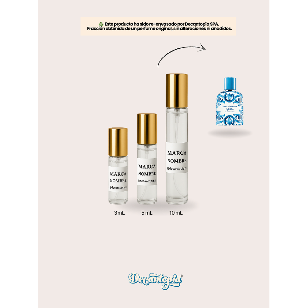 DECANT DOLCE & GABBANA - LIGHT BLUE CAPRI IN LOVE POUR HOMME 4