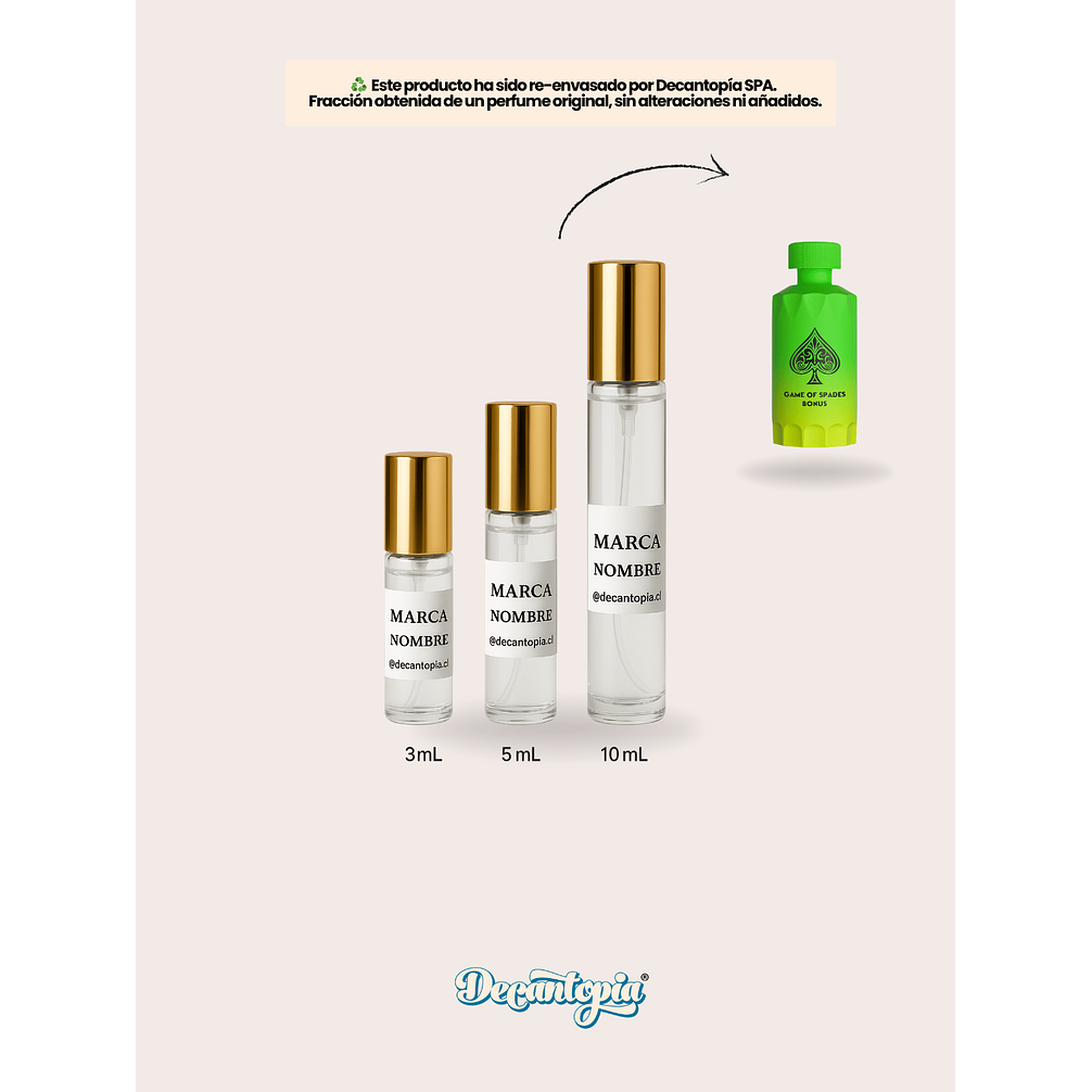 DECANT JO MILANO - GAME OF SPADES BONUS 5
