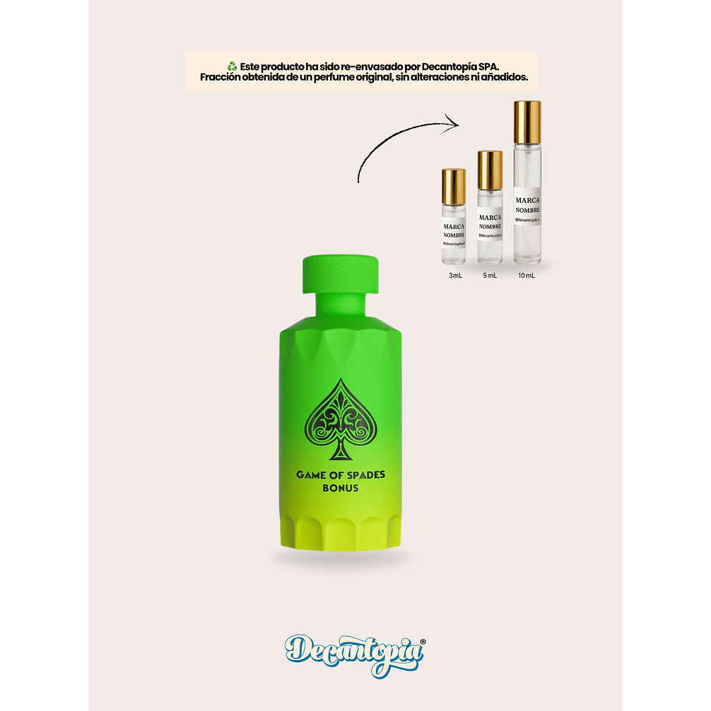 DECANT JO MILANO - GAME OF SPADES BONUS 1