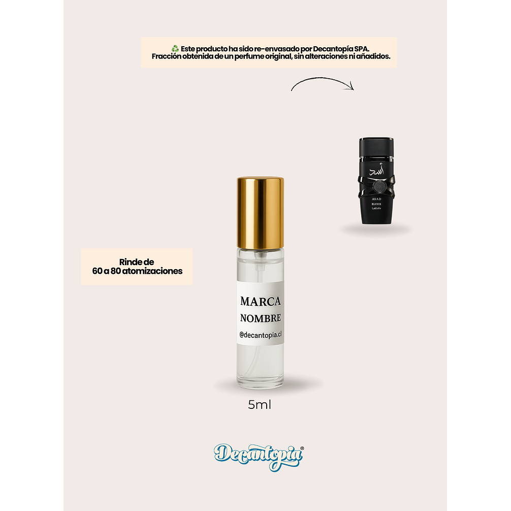 DECANT LATTAFA - ASAD ELIXIR 3