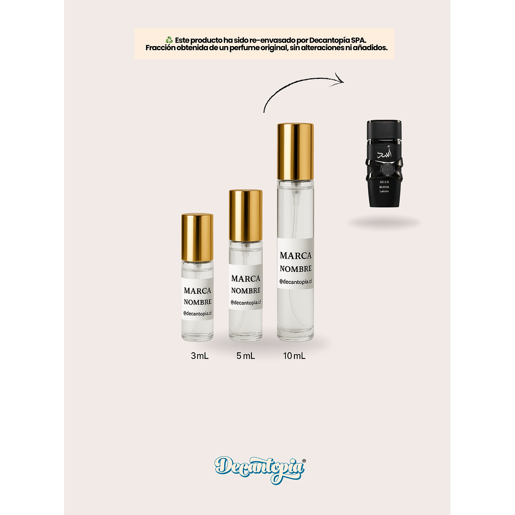 DECANT LATTAFA - ASAD ELIXIR 5