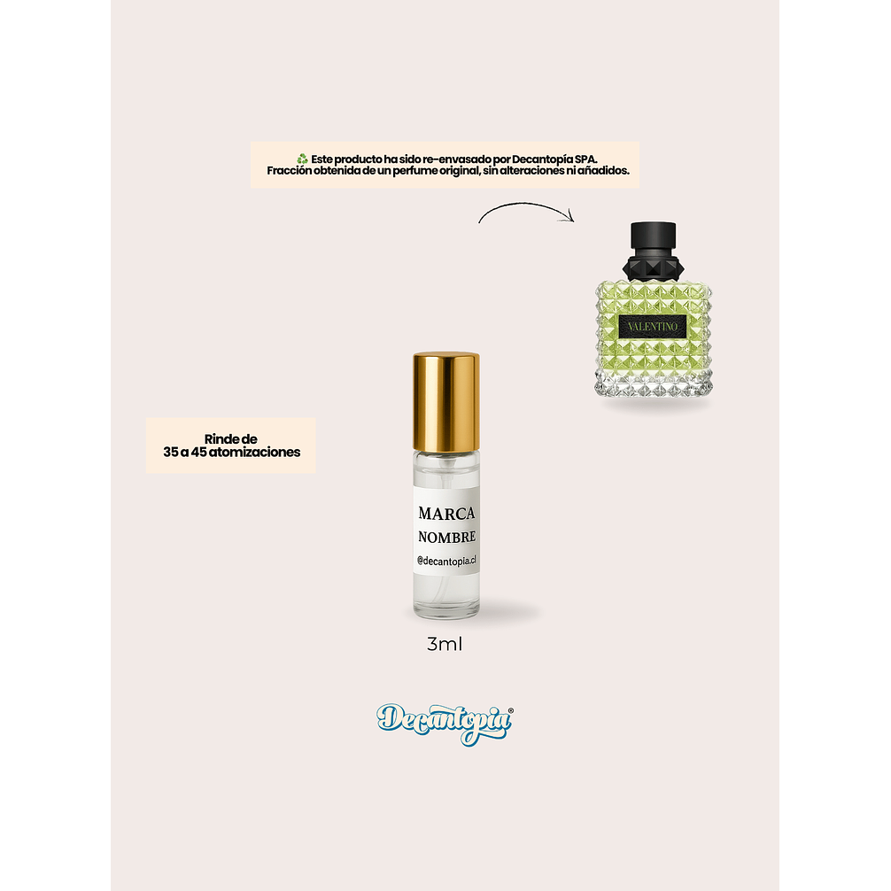 DECANT VALENTINO - BORN IN ROMA DONNA GREEN STRAVAGANZA 2