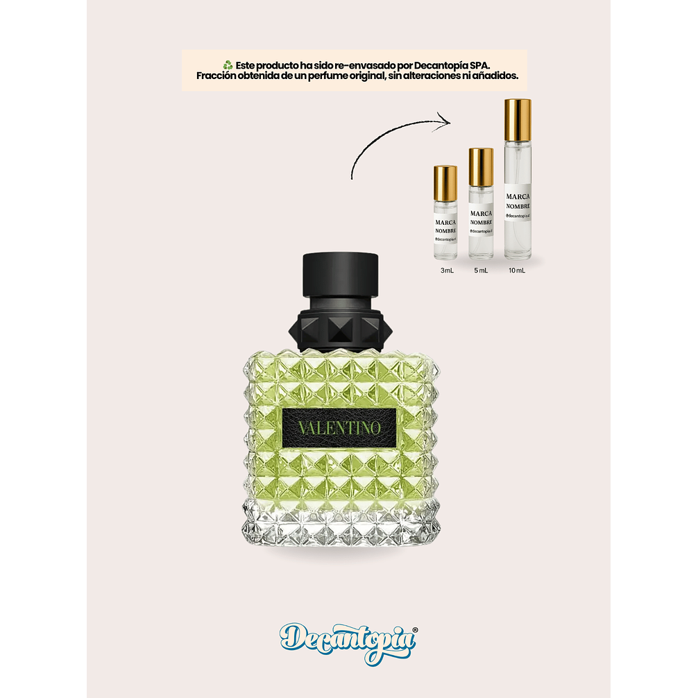 DECANT VALENTINO - BORN IN ROMA DONNA GREEN STRAVAGANZA 1