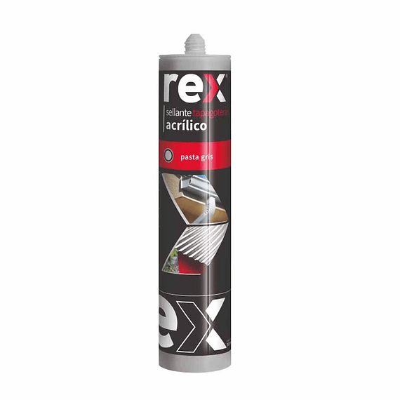 Adhesivo tapagoteras acrilico Rex cartucho 300ml