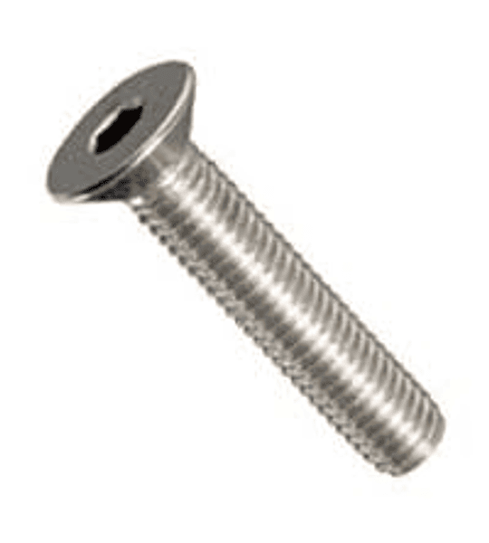 Perno parker inoxidable cabeza avellanada