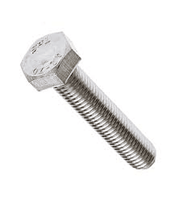 Pernos hexagonales inoxidable