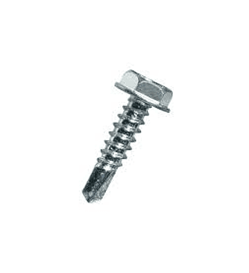 Roscalata autoperforante inoxidable cabeza hexagonal.