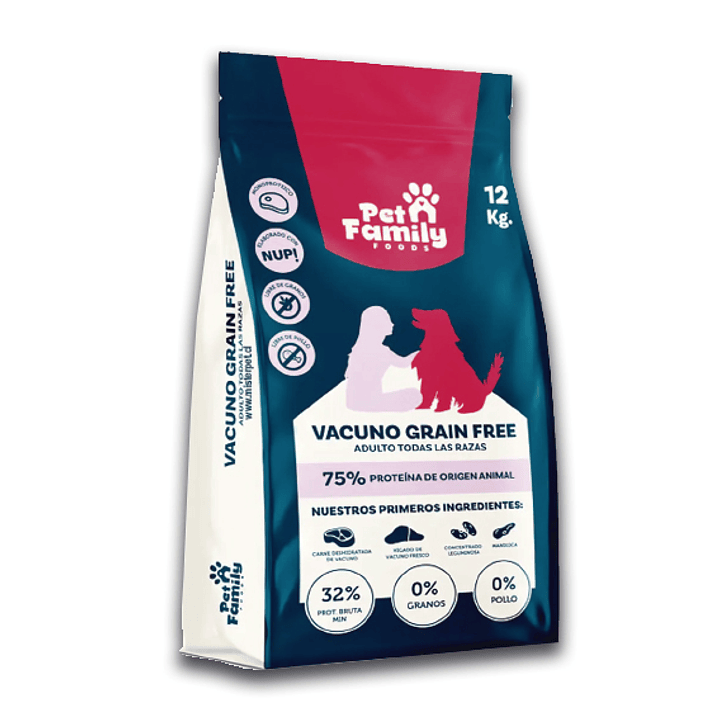 Petfamily Alimento Vacuno Libre de granos 12kg 1