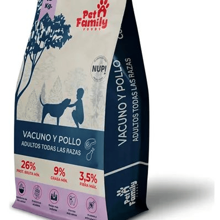 Petfamily Alimento Vacuno y Pollo todas las razas 5kg y 15kg 2