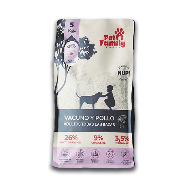 Petfamily Alimento Vacuno y Pollo todas las razas 5kg y 15kg 3
