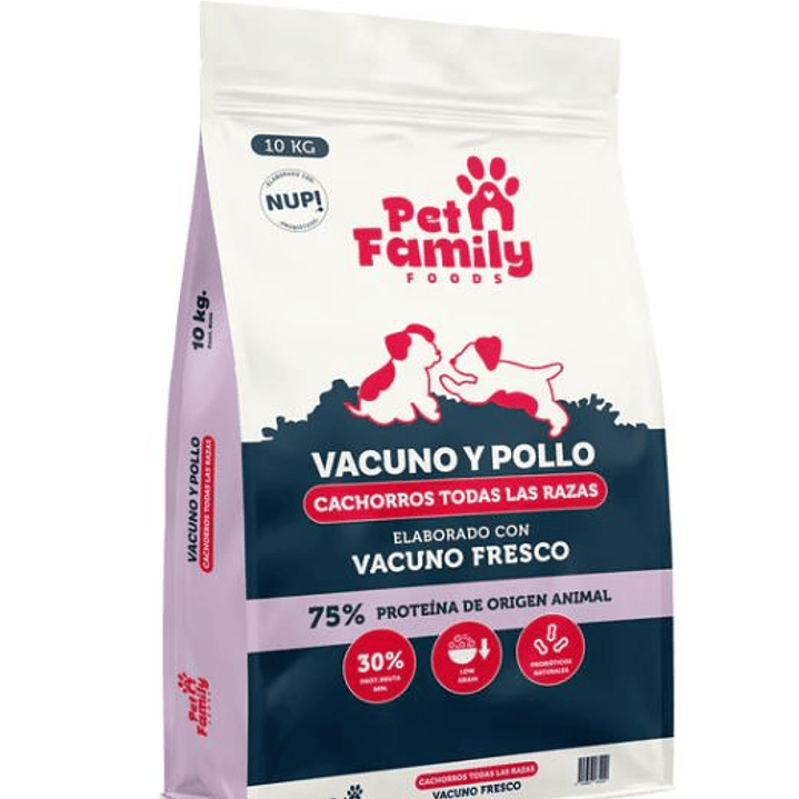 Alimento Vacuno y Pollo Cachorro 10kg 1