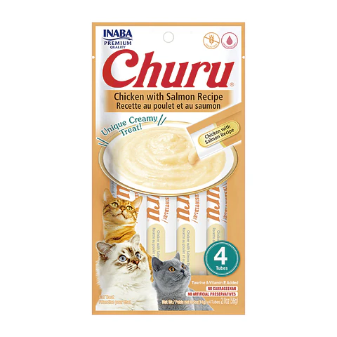 Churu Chicken Salmon 4x14g Gato