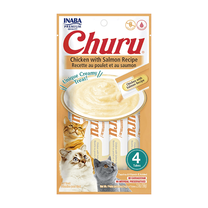 Churu Chicken Salmon 4x14g Gato 1