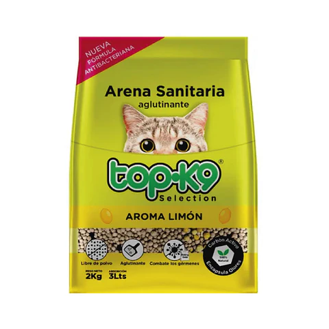 Arena Sanitaria Limon 2kg Top-k9