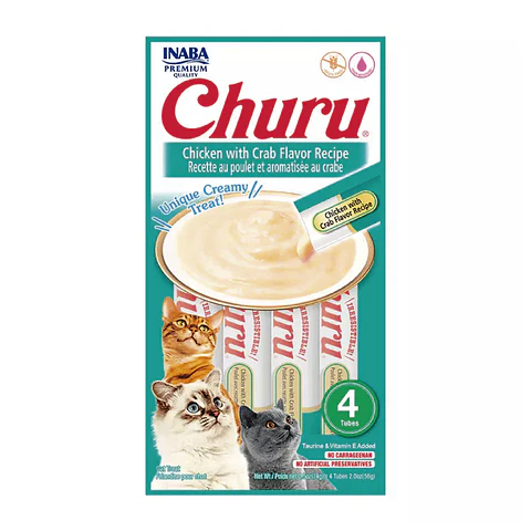 Churu Chicken Crab Flavor 4x14g