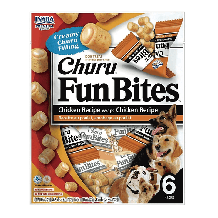 Churu fun bites chicken recipe wraps chicken 6x22g 1