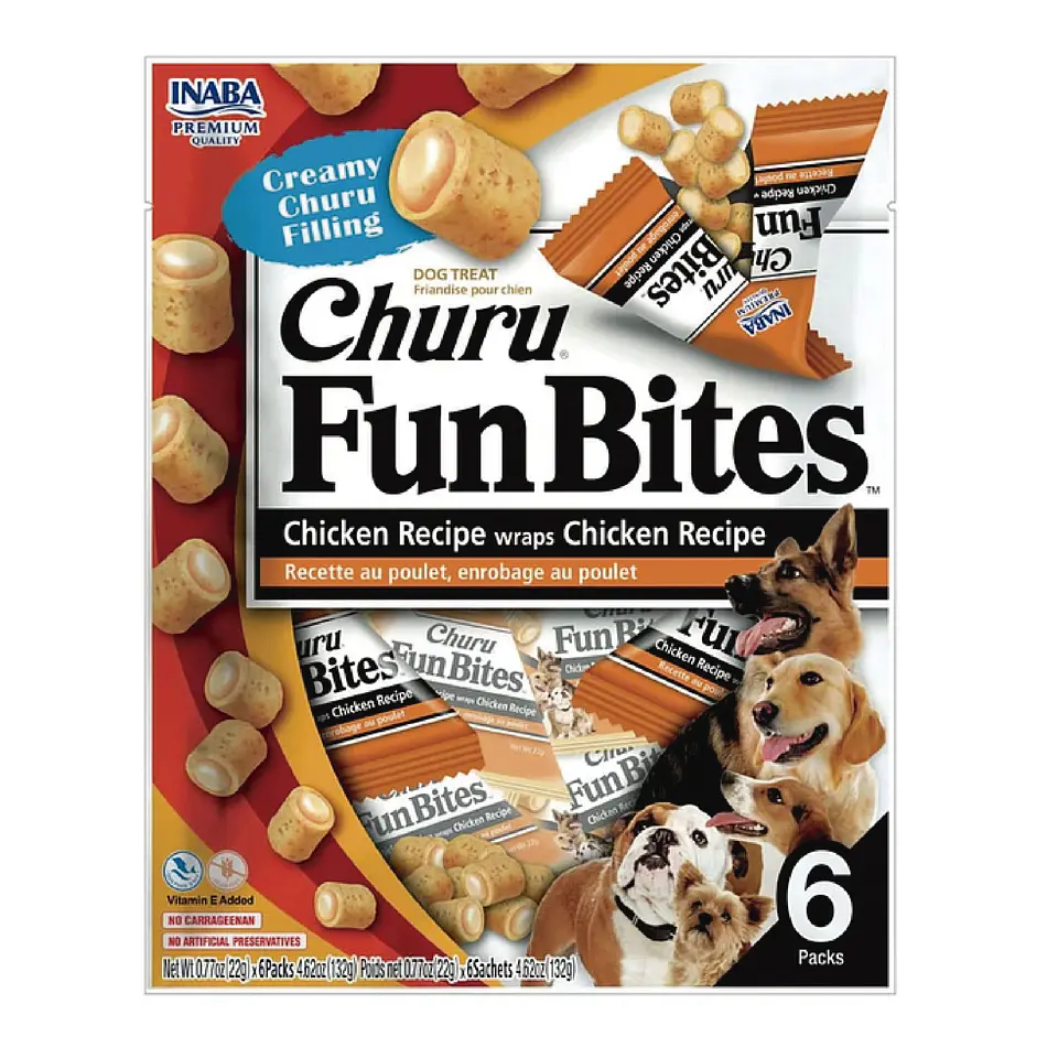 Churu fun bites chicken recipe wraps chicken 6x22g 1