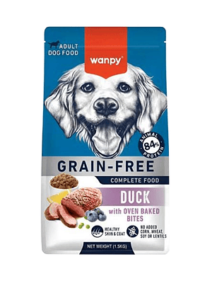 Wanpy Perro adulto Duck GF 1,5kg