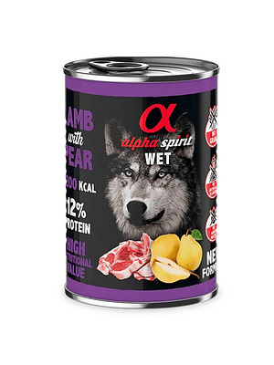 Alpha Spirit Lamb with Pear 400g