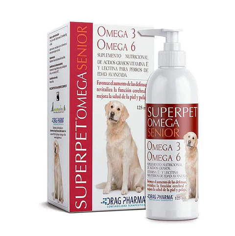 Superpet Omega senior omega 3 y 8 125ml