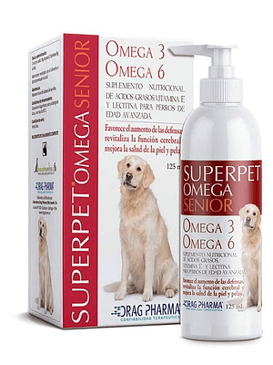 Superpet Omega senior omega 3 y 8 125ml