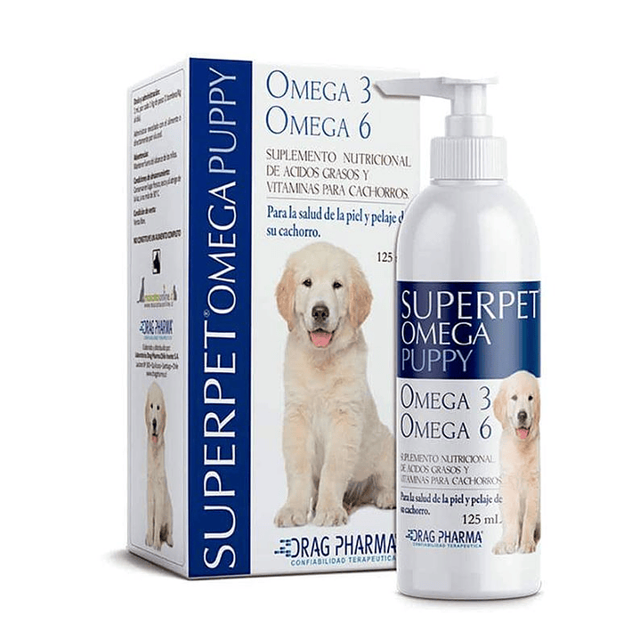 Superpet Omega puppy omega 3 y 6 125ml 1