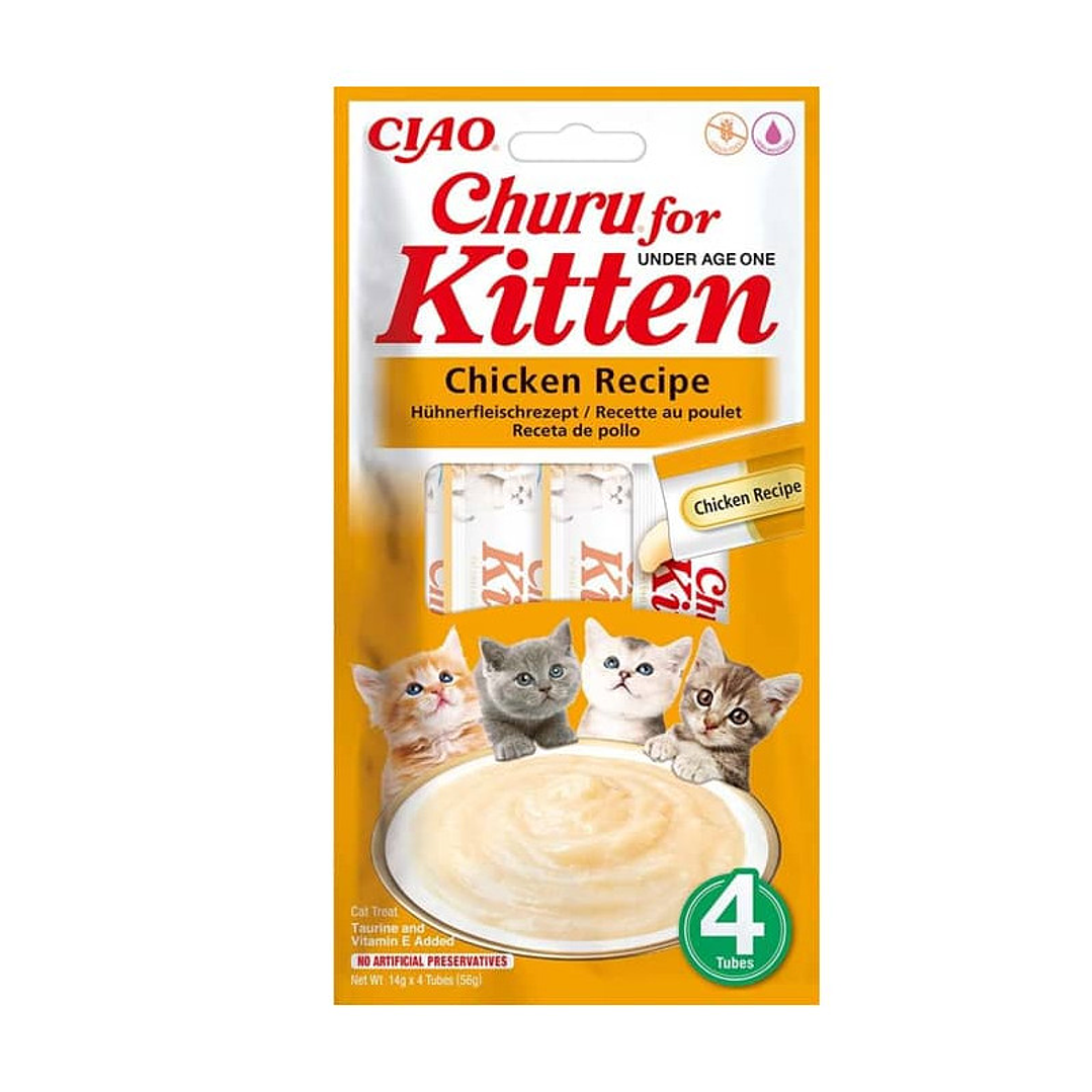Churu Chicken Kitten 4x14g 1