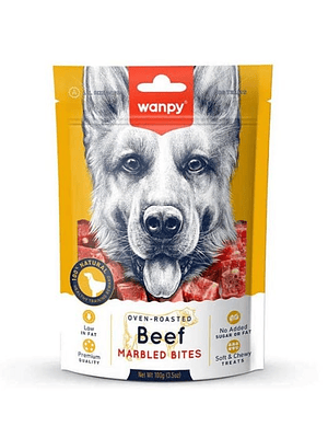 Wanpy Beef Marbled bites 100g