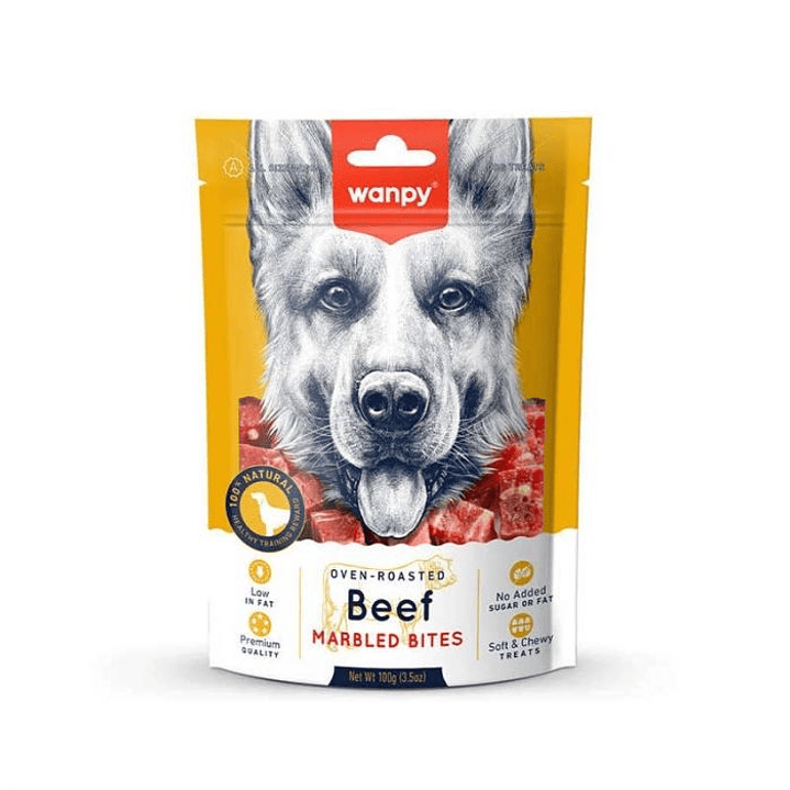 Wanpy Beef Marbled bites 100g 1