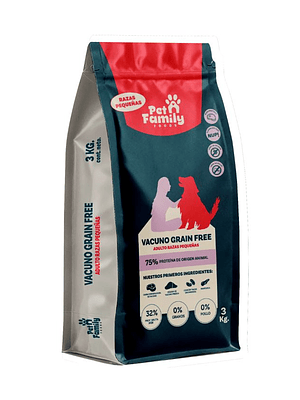 PetFamily 3kg Grain Free Raza Pequeña