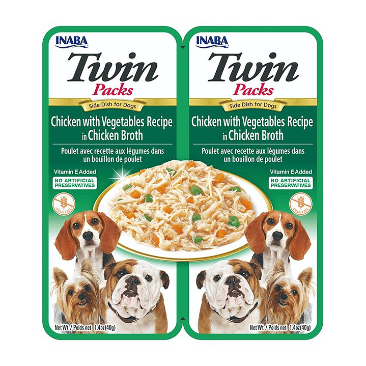 Twins Packs Chicken with Vegetables Reci 2x40g 1