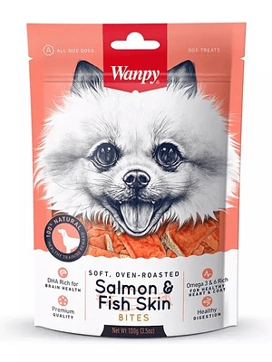 Wanpy Salmon & Fish Skin 100g