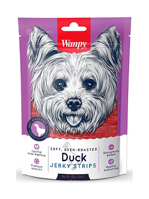 Wanpy Duck Jerky Strips 100g