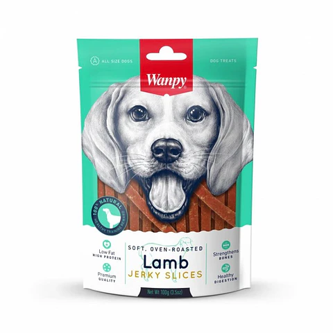 Wanpy Lamb Jerky Slices 100g