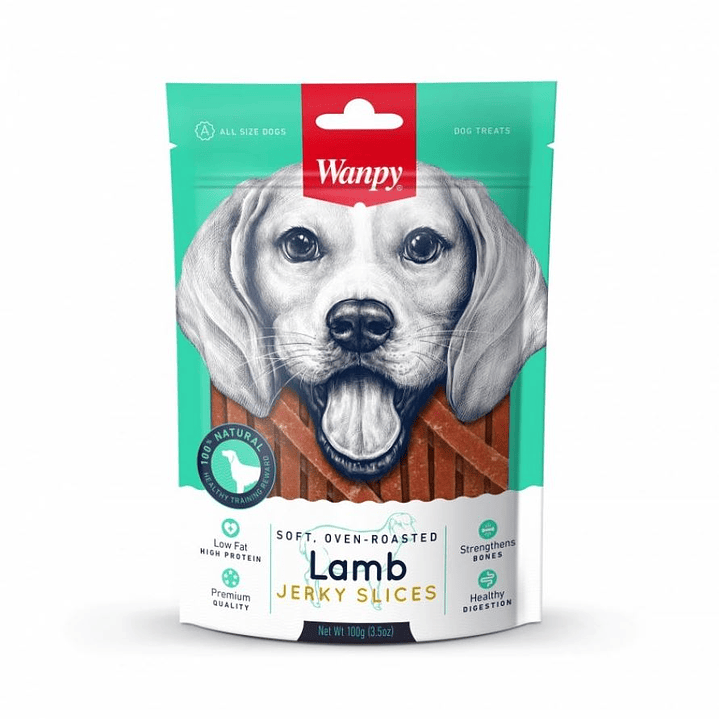 Wanpy Lamb Jerky Slices 100g 1