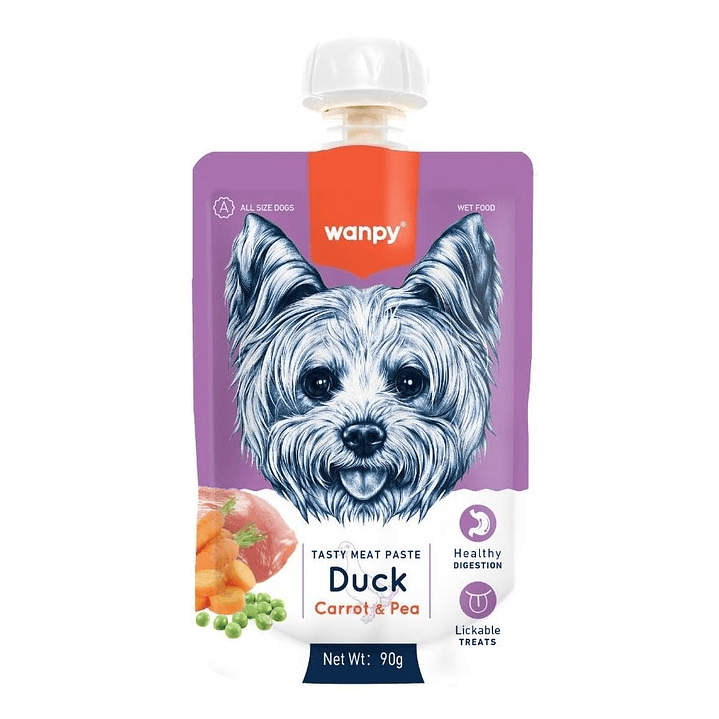 Wanpy Tasty Meat paste Duck 90g 1